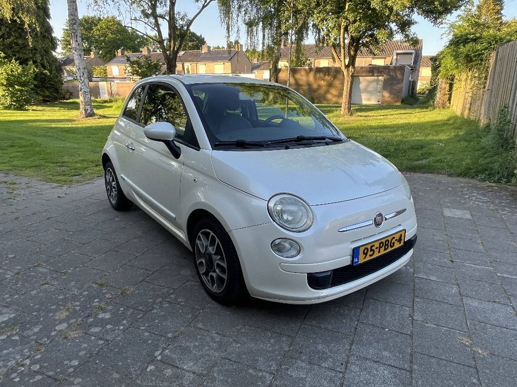 Fiat 500 1.2 automaat 2011 Parelmoer, Auto's, Fiat, Particulier, Airbags, Airconditioning, Climate control, Elektrische ramen