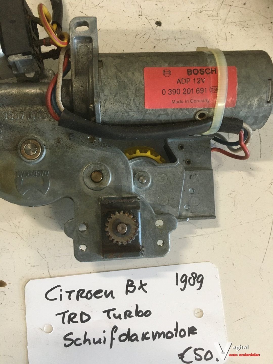 Citroen BX 1.9 TRD turbo diesel 1989 Schuifdakmotor, Auto-onderdelen, Gebruikt, -, -, Ophalen of Verzenden