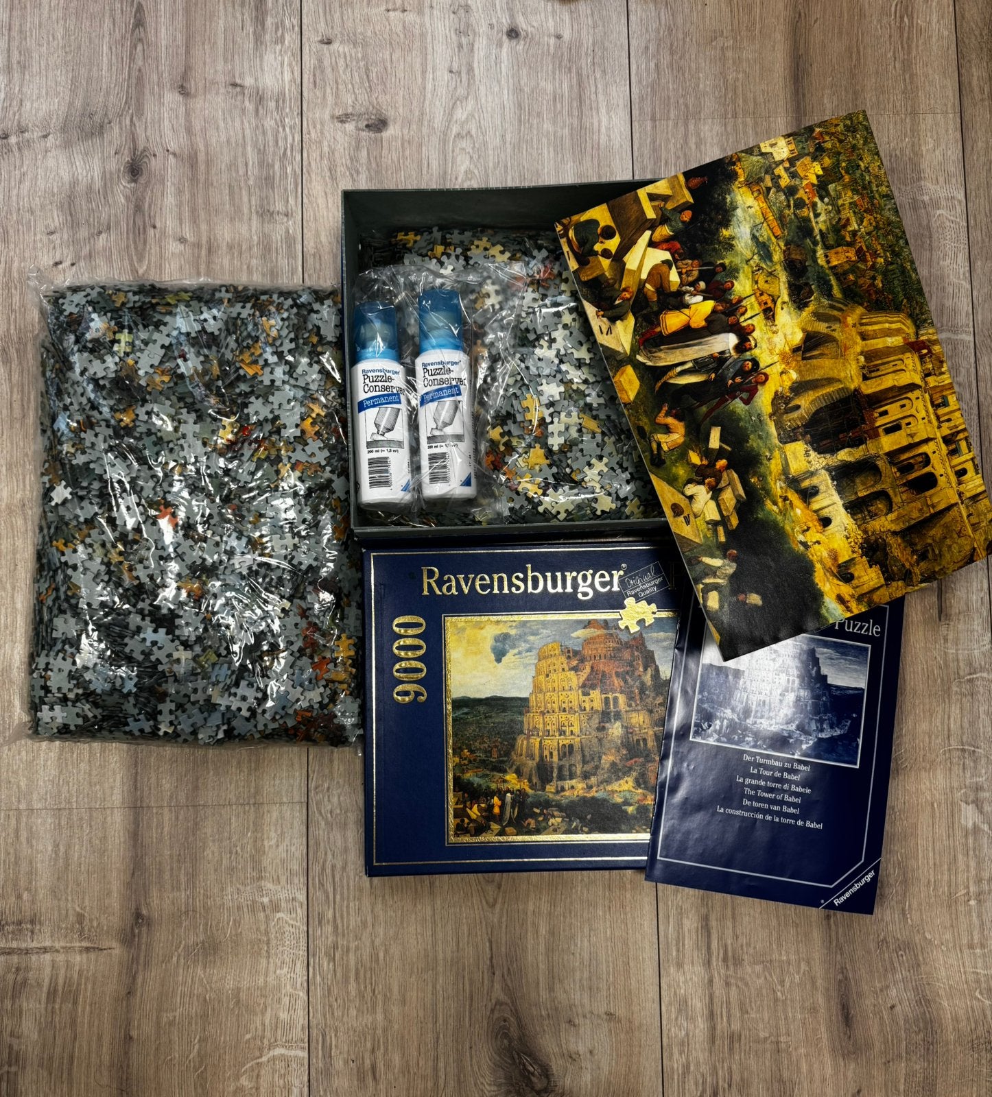 Gesealde Ravensburger 9000, Ophalen, Meer dan 1500 stukjes, Nieuw, Legpuzzel