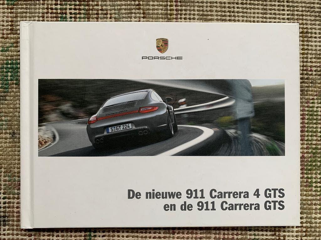 Brochure Porsche 911 Carrera GTS model 997 2011 Nederlands, Porsche AG, Nieuw, Ophalen of Verzenden, Porsche
