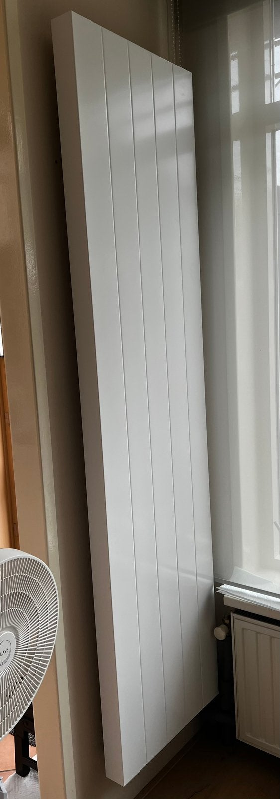 Nooit gebruikte moderne radiator 50cm breed 200 cm hoog, Ophalen, Radiator, Minder dan 60 cm, Zo goed als nieuw