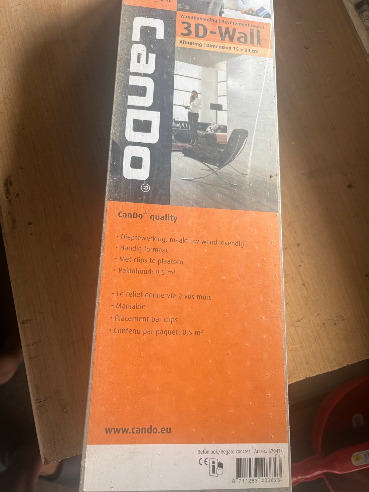 CanDo 3D-Wall Wandpanelen Betonlook, Ophalen, Nieuw