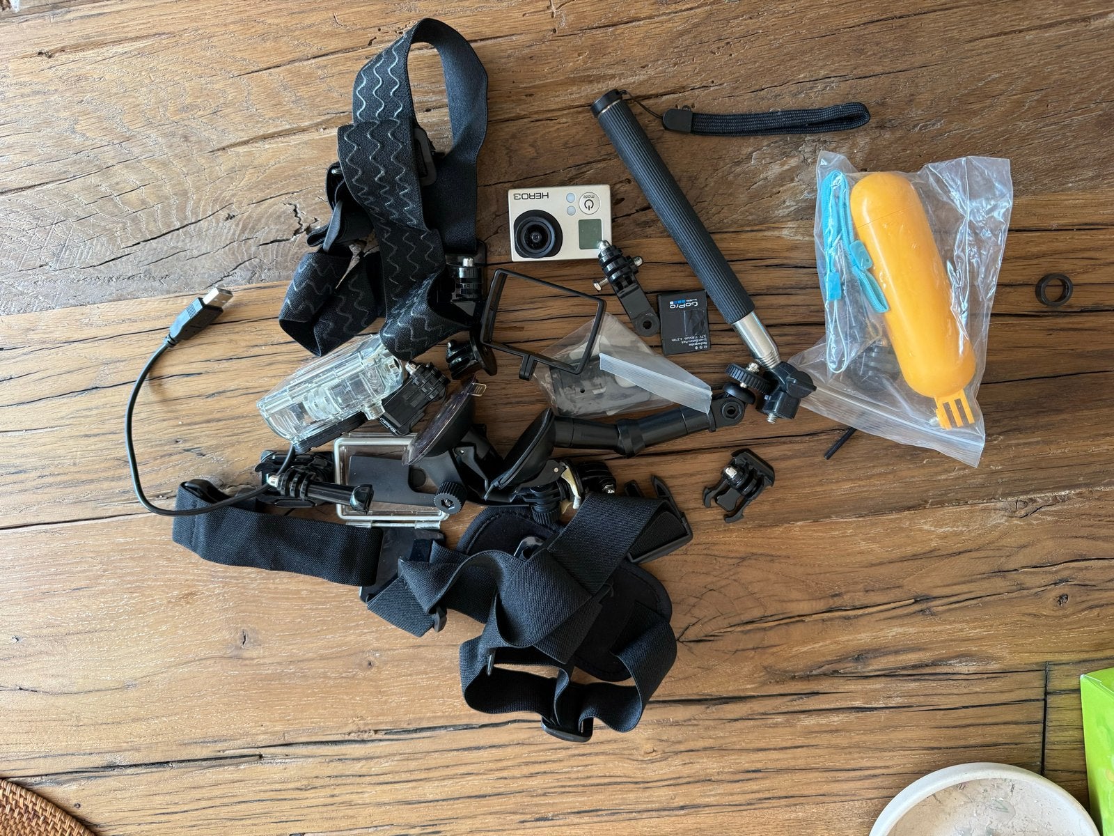 GoPro HERO3 met uitgebreide accessoires set, Audio, Tv en Foto, Actiecamera's, Ophalen, Gebruikt, GoPro