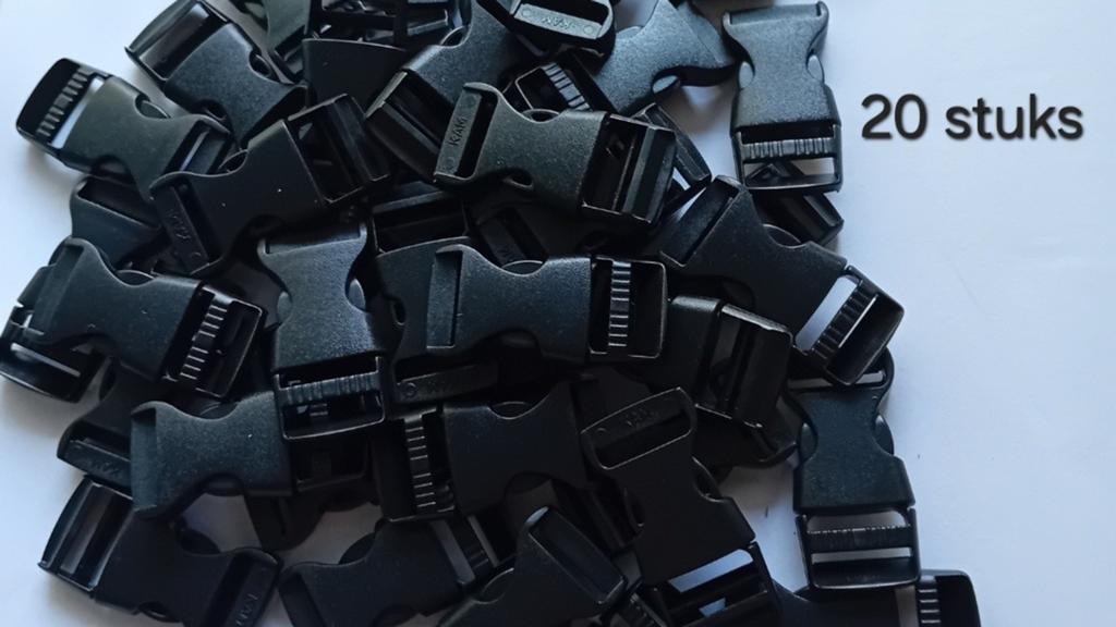 Paracord clips 20 stuks, Ophalen of Verzenden, Nieuw