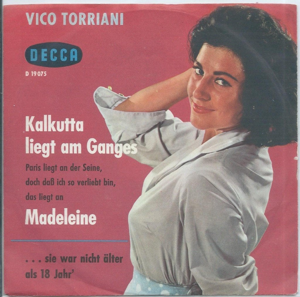 Vinyl Single Vico Torriani, Cd's en Dvd's, Vinyl Singles, Ophalen of Verzenden, Gebruikt, Pop