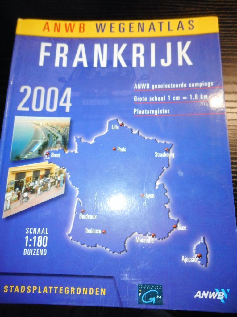 ANWB wegenatlas Frankrijk wegenkaart Frankrijk, Boeken, Atlassen en Landkaarten, ANWB, Ophalen of Verzenden, 2000 tot heden, Frankrijk
