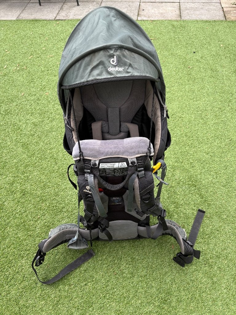 Deuter Kid Comfort draagzak - 1 haakje stuk, Gebruikt, Rug, Draagzak, Ophalen