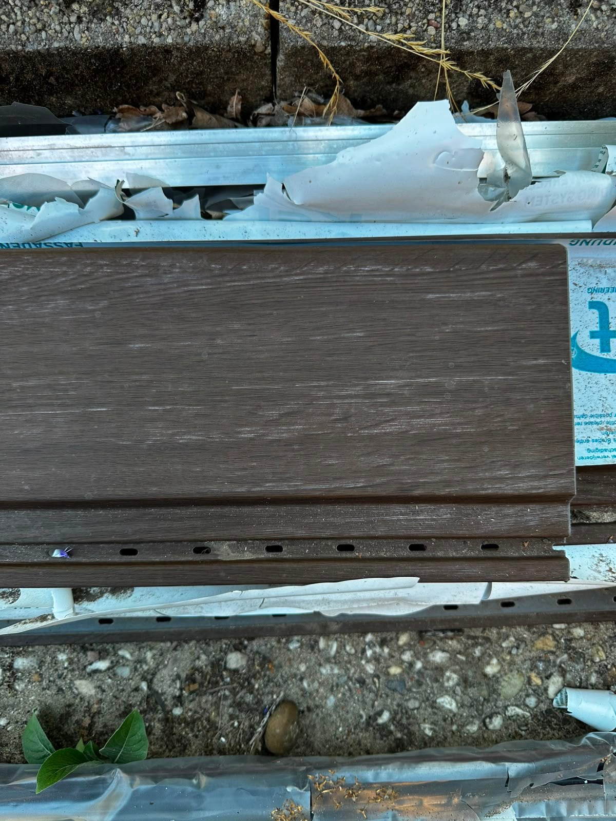 Keralit - sponningdeel 143mm bruin modern eiken, Ophalen, Nieuw