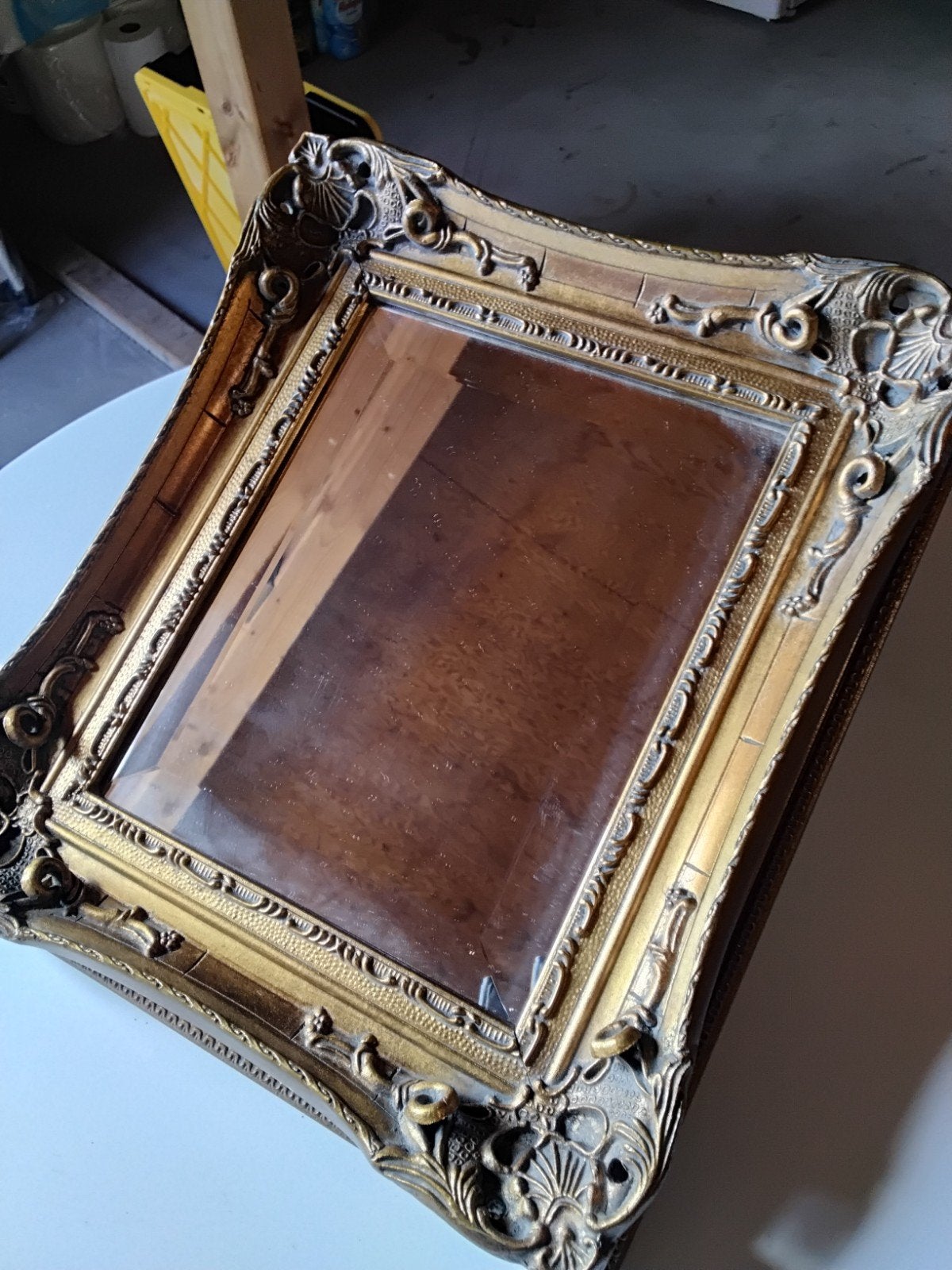 Klassieke spiegel, Ophalen of Verzenden, Rechthoekig, Minder dan 50 cm