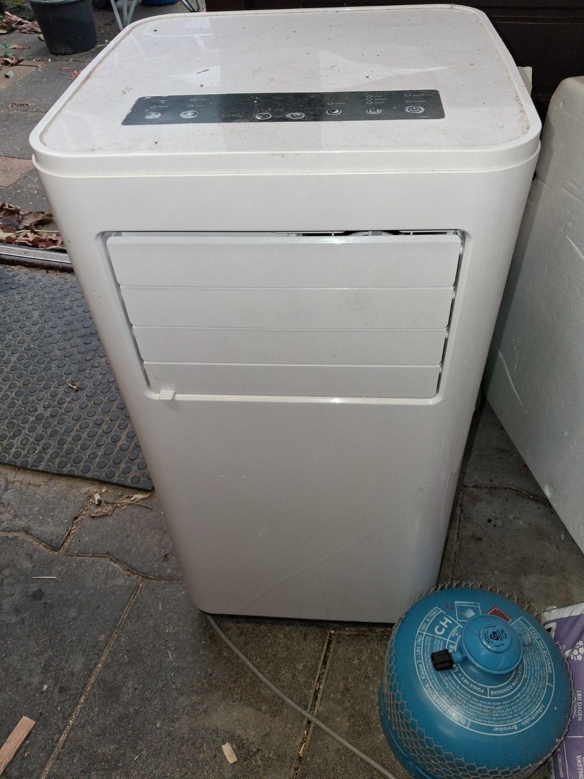 Mobiele airco - Koelen en ontvochtigen, Witgoed en Apparatuur, Ophalen, Gebruikt, Minder dan 60 m³, Timer