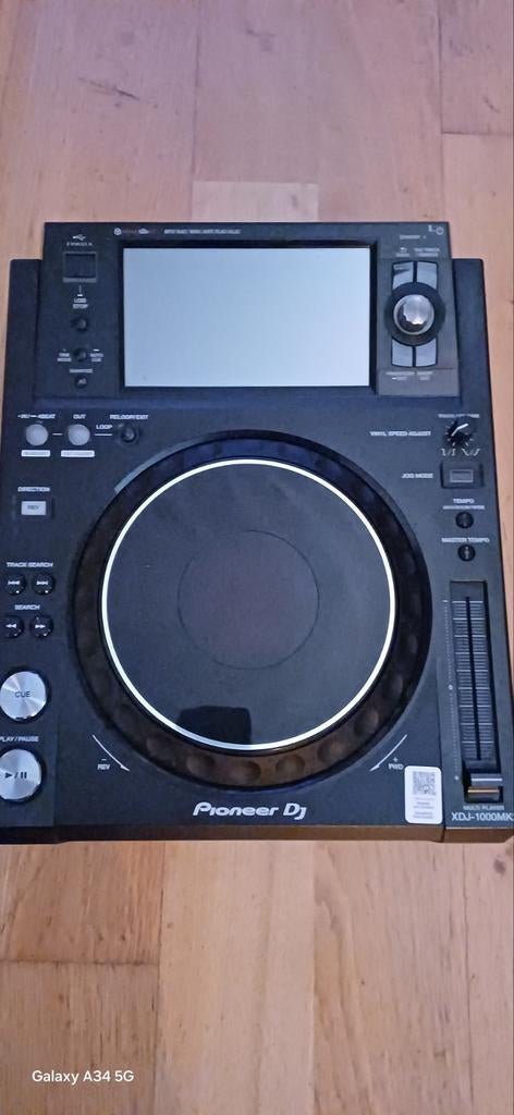Pioneer XDJ-1000MK2 met defect jogwheel, Muziek en Instrumenten, Ophalen of Verzenden, Gebruikt, Draaitafel, Pioneer