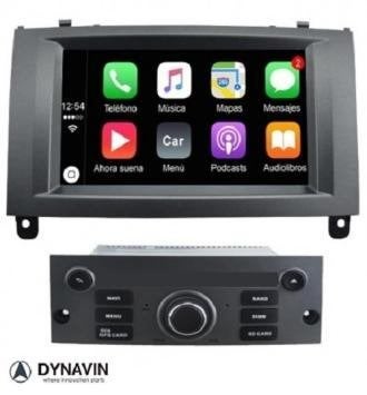 Radio Navigatie Peugeot 407 2004 android 15 Apple carplay