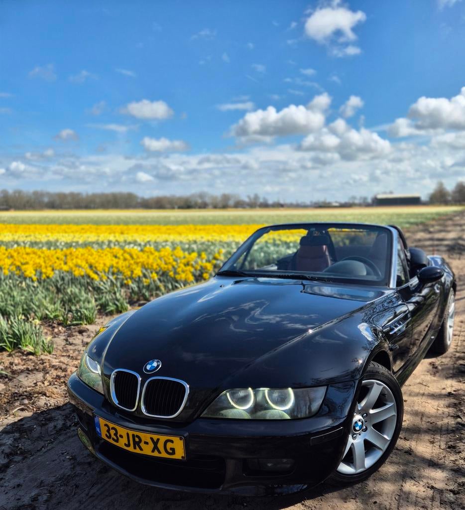 BMW Z3 2.0 Roadster AUT 1999 Zwart, Auto's, BMW, Automaat, Achterwielaandrijving, Zwart, Cabriolet