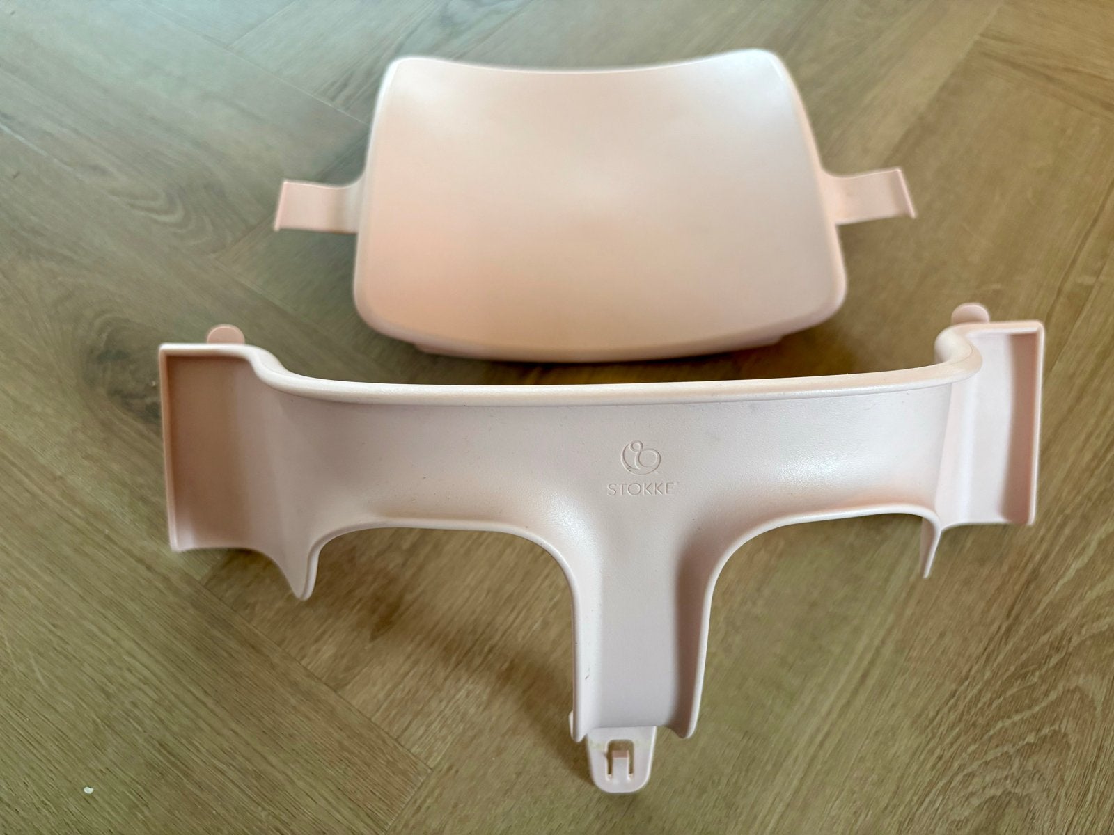 Stokke Tripp Trapp Baby Set - Roze, Kinderen en Baby's, Ophalen of Verzenden, Zo goed als nieuw, Meegroeistoel, Stoelverkleiner
