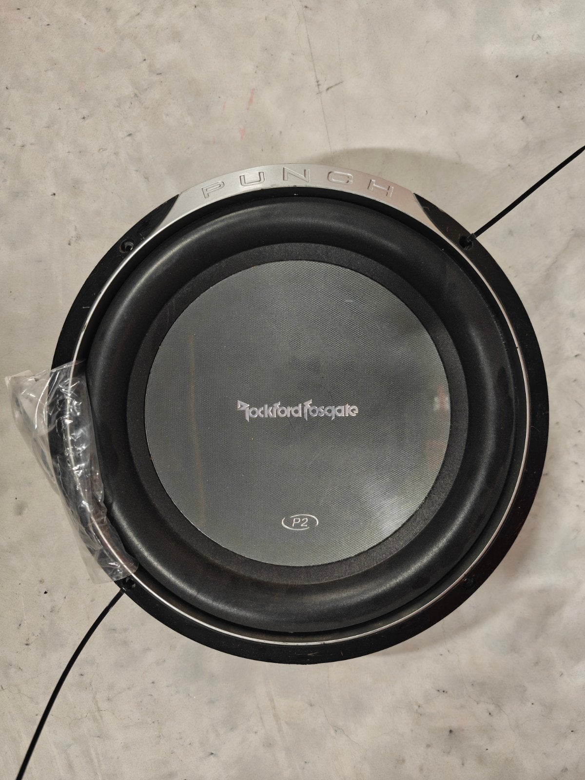 Rockford Fosgate P2D412 Subwoofer (12 inch) met kist, Ophalen, Gebruikt