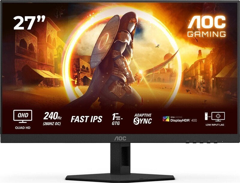 AOC Gaming 27G4ZR – 27 inch 260Hz Fast IPS Gaming Monitor, Computers en Software, Monitoren, In hoogte verstelbaar, AOC Gaming
