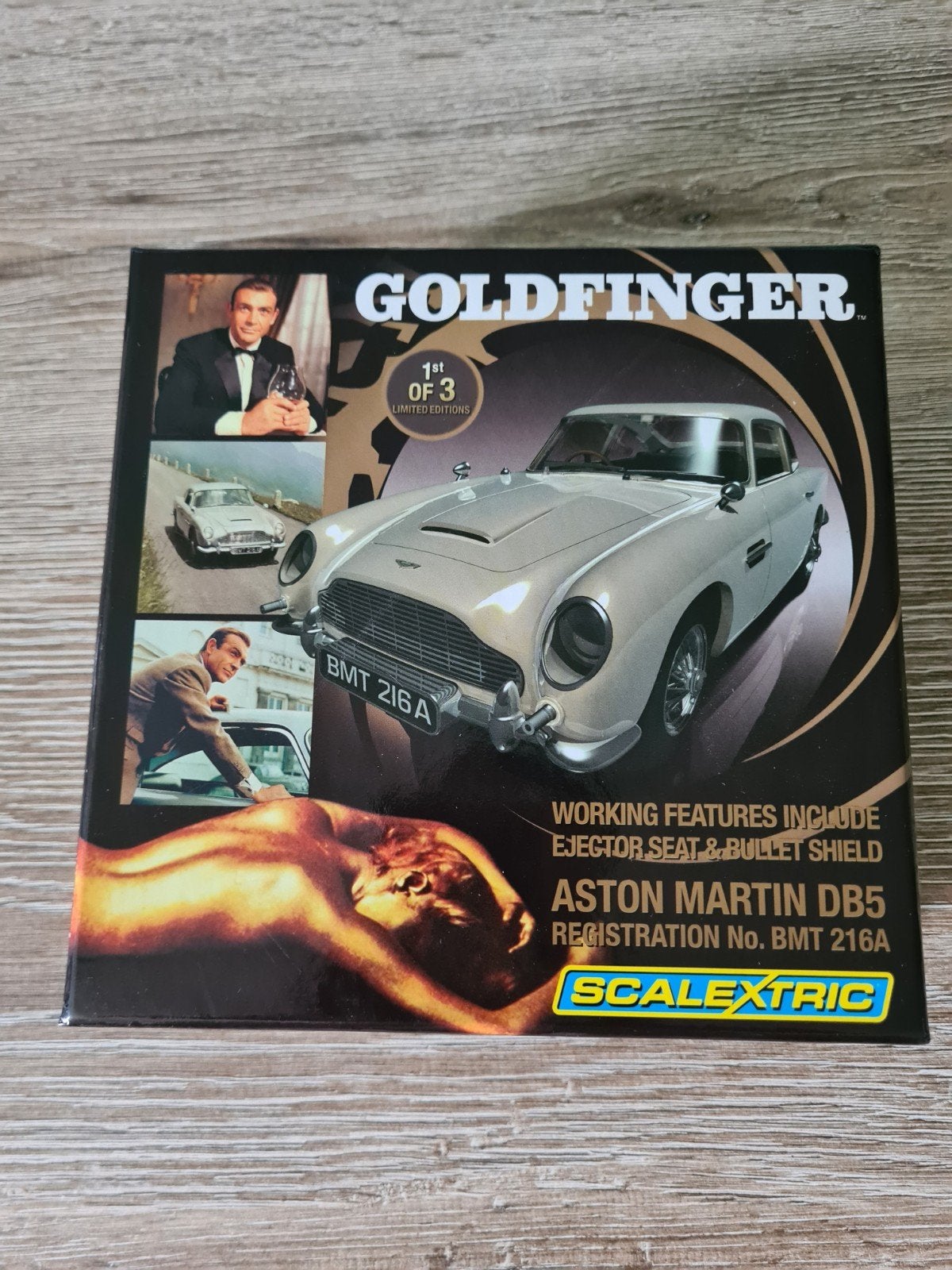 Scalextric James Bond Goldfinger Aston Martin DB5 C3091A, Ophalen of Verzenden, Nieuw, Auto, Overige merken