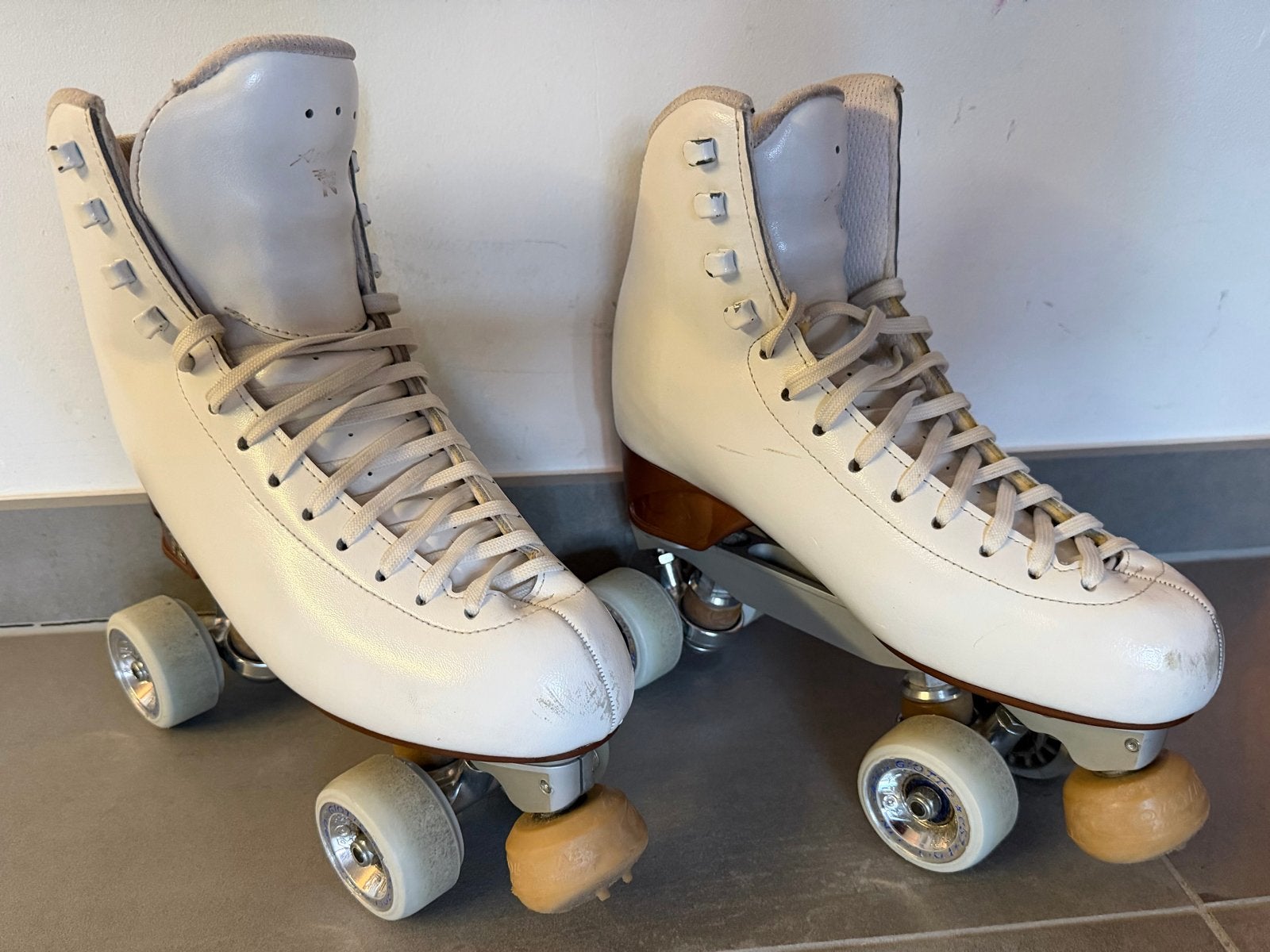 Risport Ambra Pro Pearl rolschaatsen maat 275 (41), Sport en Fitness, Schaatsen, Ophalen, Gebruikt, Kunstschaatsen, Overige merken