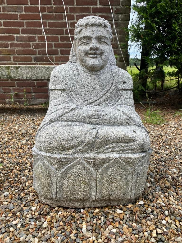 Orginele Granieten Boeddha, Ophalen, Zo goed als nieuw, Steen, Overige typen
