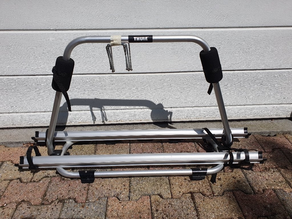 Fietsen rek voor op dissel, Auto diversen, Fietsendragers, Ophalen, Zo goed als nieuw, Fietsendrager-accessoire, 2 fietsen