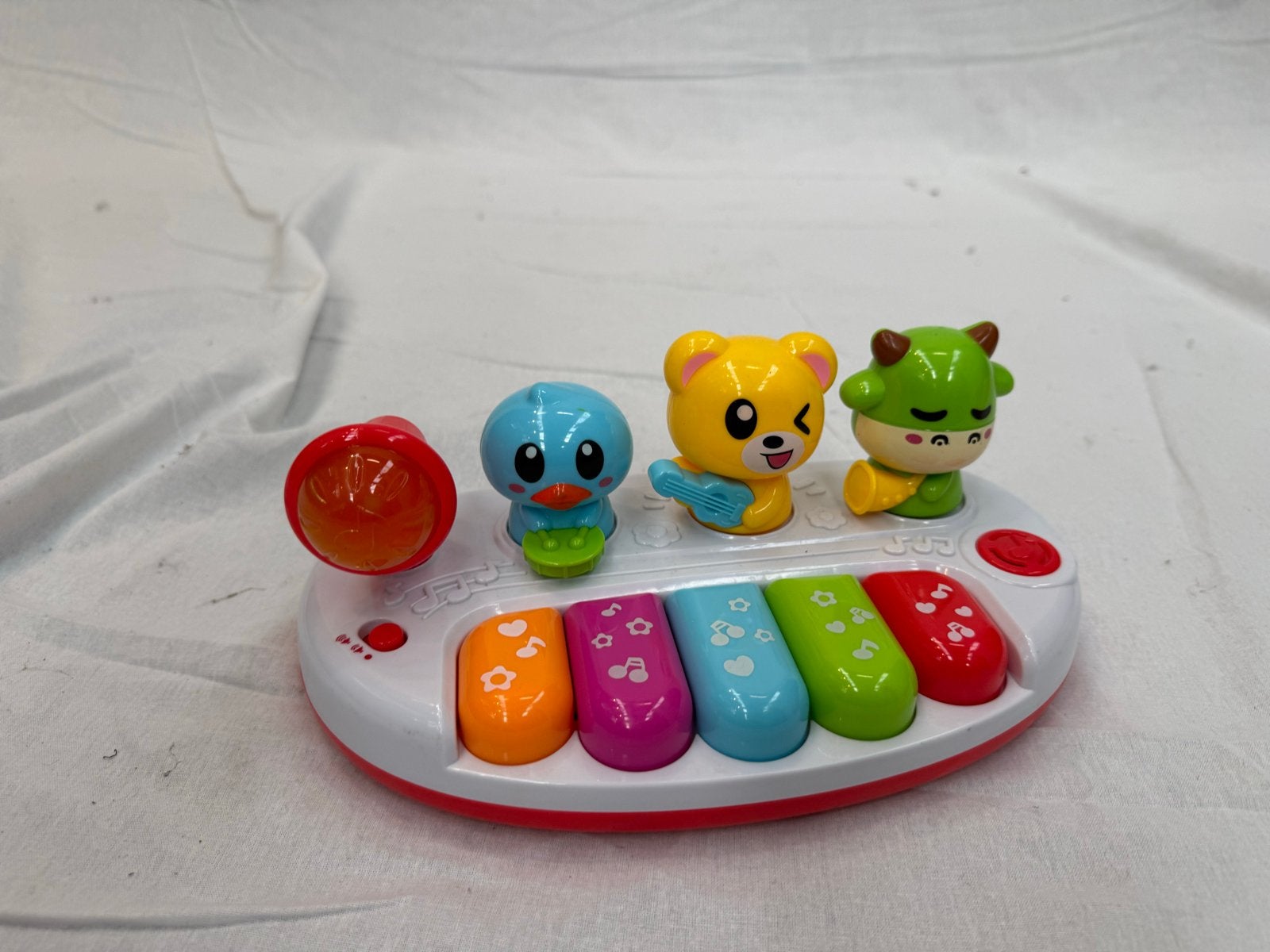 Baby piano met dierengeluiden en lichtjes, Ophalen, Zo goed als nieuw, Overige typen, Met licht