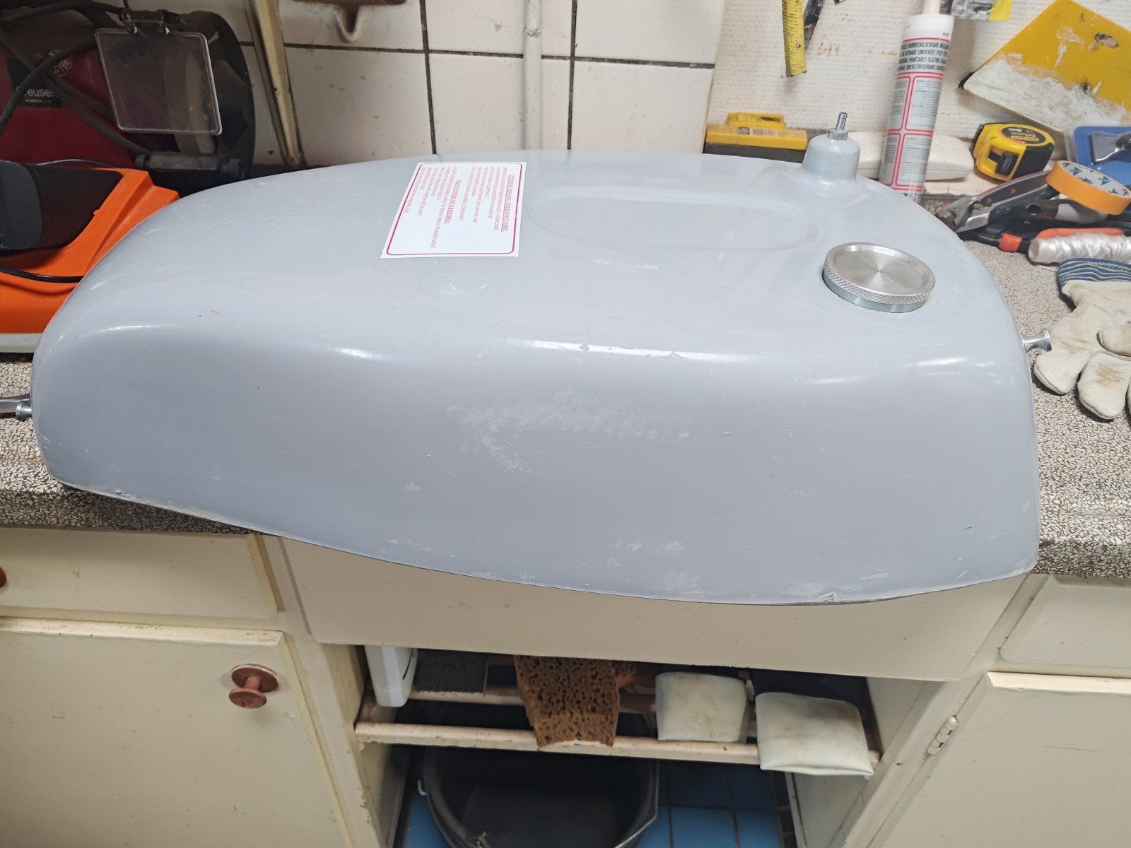 Honda CR750 Benzinetank - Nieuwstaat, Motoren, Onderdelen | Honda, Ophalen, Nieuw
