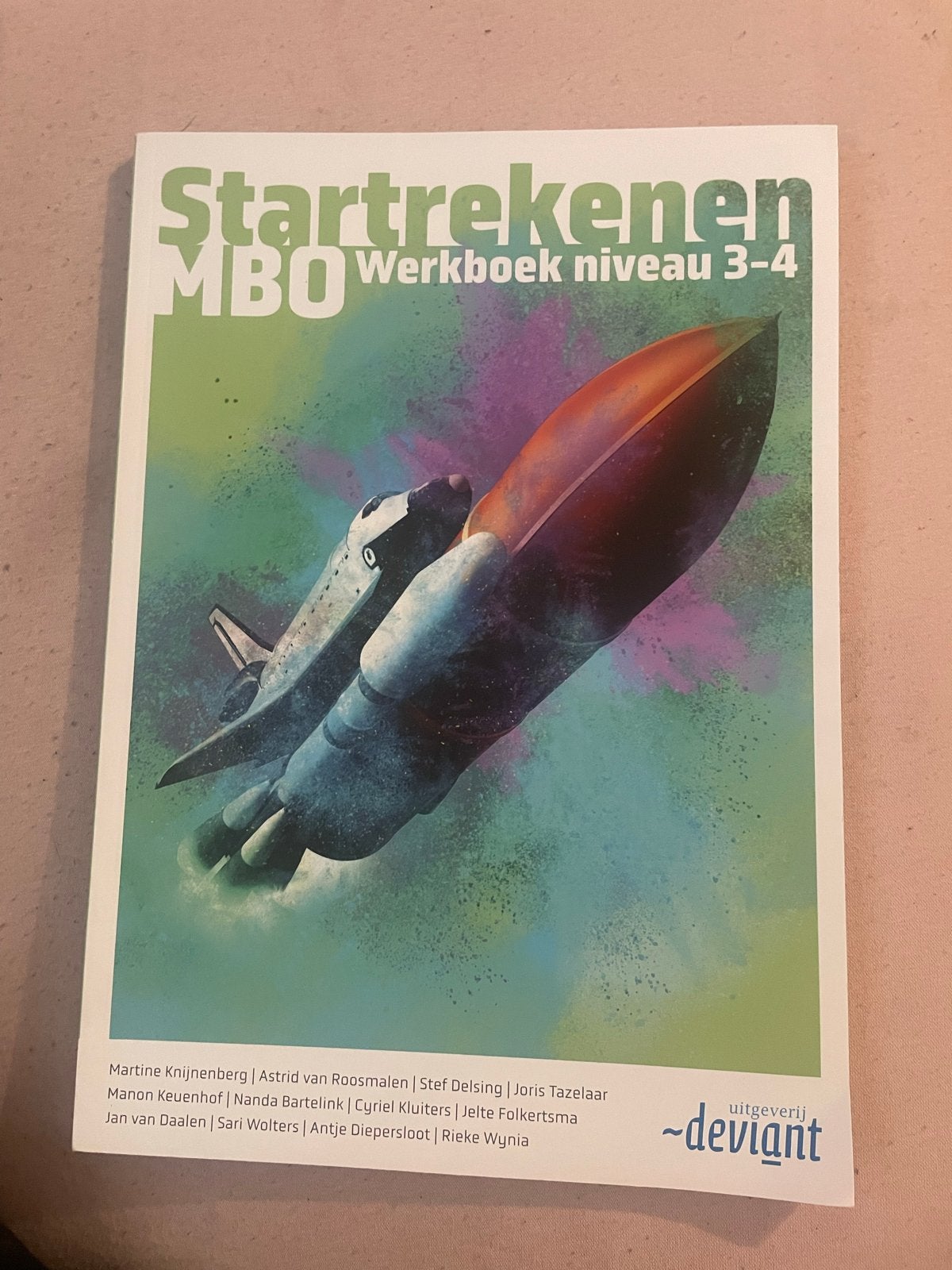 Startrekenen MBO Werkboek niveau 3-4, Boeken, Ophalen of Verzenden, Beta, Zo goed als nieuw, MBO