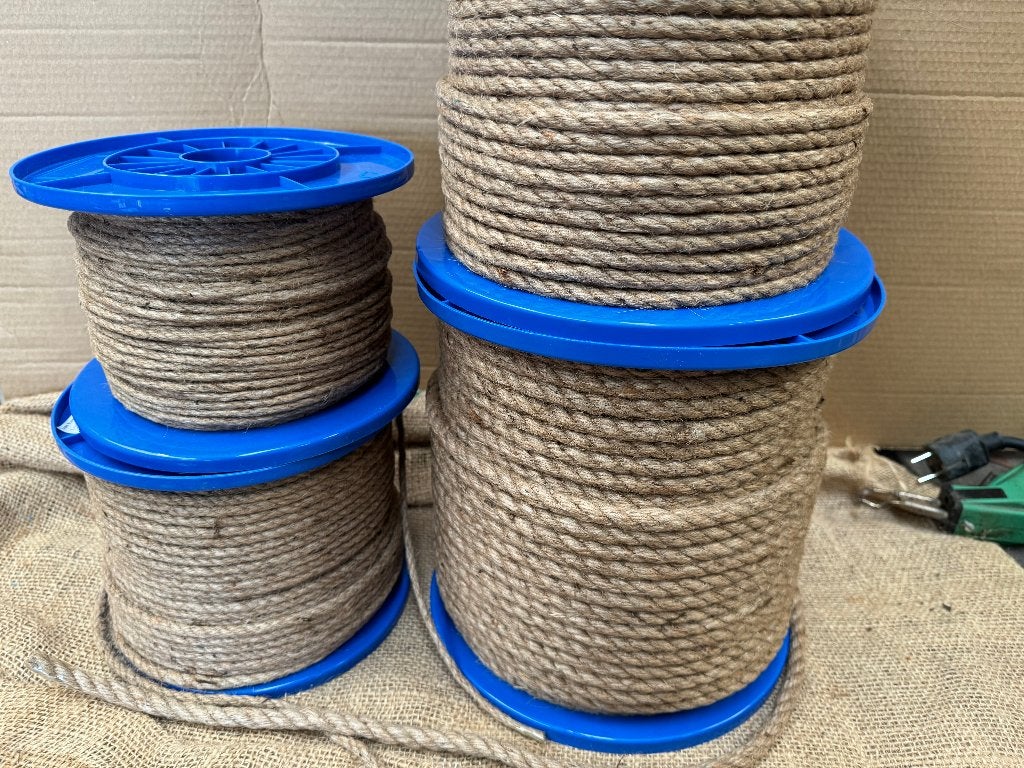 TOUW JUTE 8mm haspels a 100mtr., Watersport en Boten, Ophalen, Nieuw, Overige typen