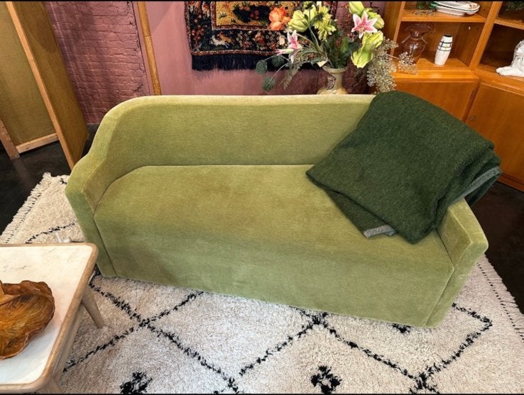 Vintage designbankje – Hilton Amsterdam, 150 tot 200 cm, Tweepersoons, 75 tot 100 cm, Ophalen of Verzenden