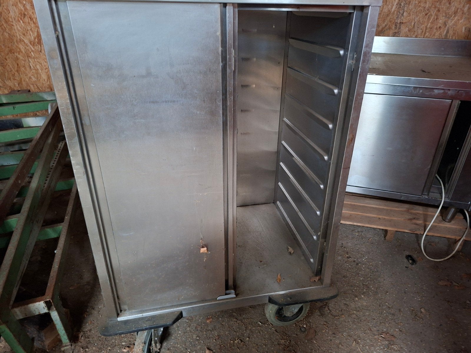 Professionele warmhoudkast op wielen, Ophalen of Verzenden, Gebruikt