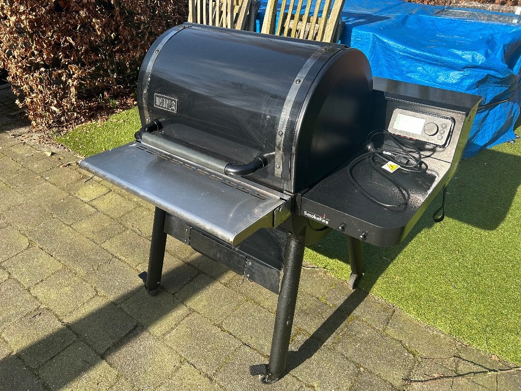 Weber SmokeFire stealth edition, Tuin en Terras, Ophalen, Zo goed als nieuw, Weber barbecue, Met accessoires