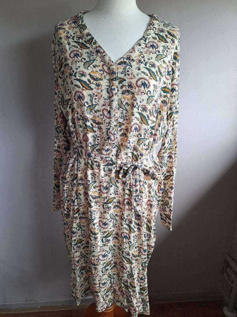 Nieuwe kleurrijke stretch jurk print van By-Bar, maat M, Kleding | Dames, Jurken, Maat 38/40 (M), Nieuw, Ophalen of Verzenden