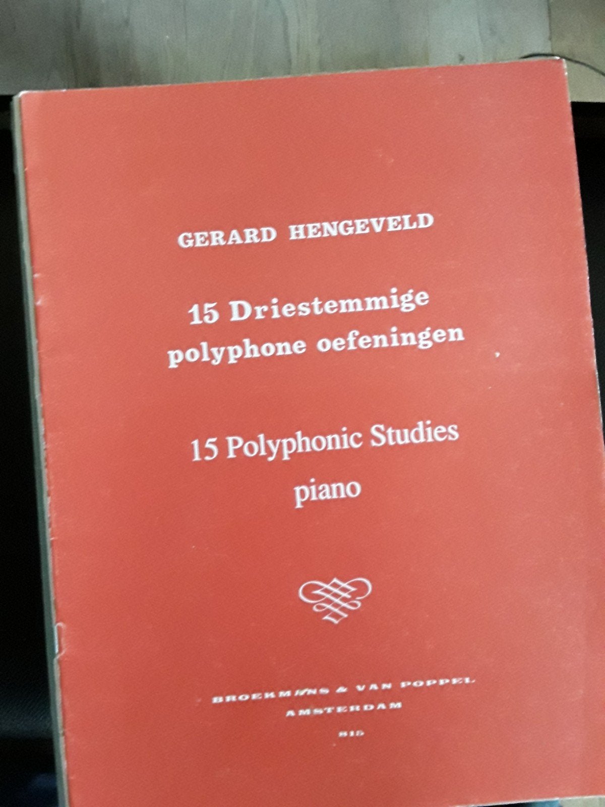 Gerard Hengeveld - 15 Polyphonic Studies piano, Gebruikt, Klassiek, Les of Cursus, Ophalen of Verzenden
