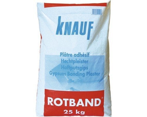 12 zakken Knauf Rotband Hechtpleister 25 kg, Ophalen, Nieuw, Overige typen