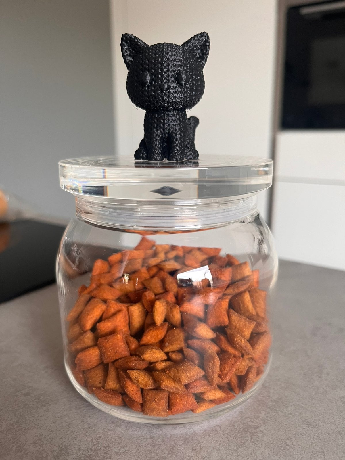 Katten pot, brokjes/snoepjes, Dieren en Toebehoren, Ophalen of Verzenden, Zo goed als nieuw