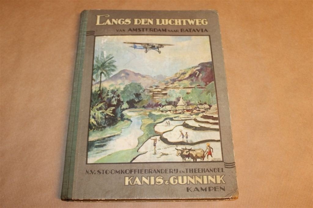 Luchtweg Amsterdam-Batavia — Compleet Plaatjesalbum 1933, Ophalen of Verzenden, Gelezen