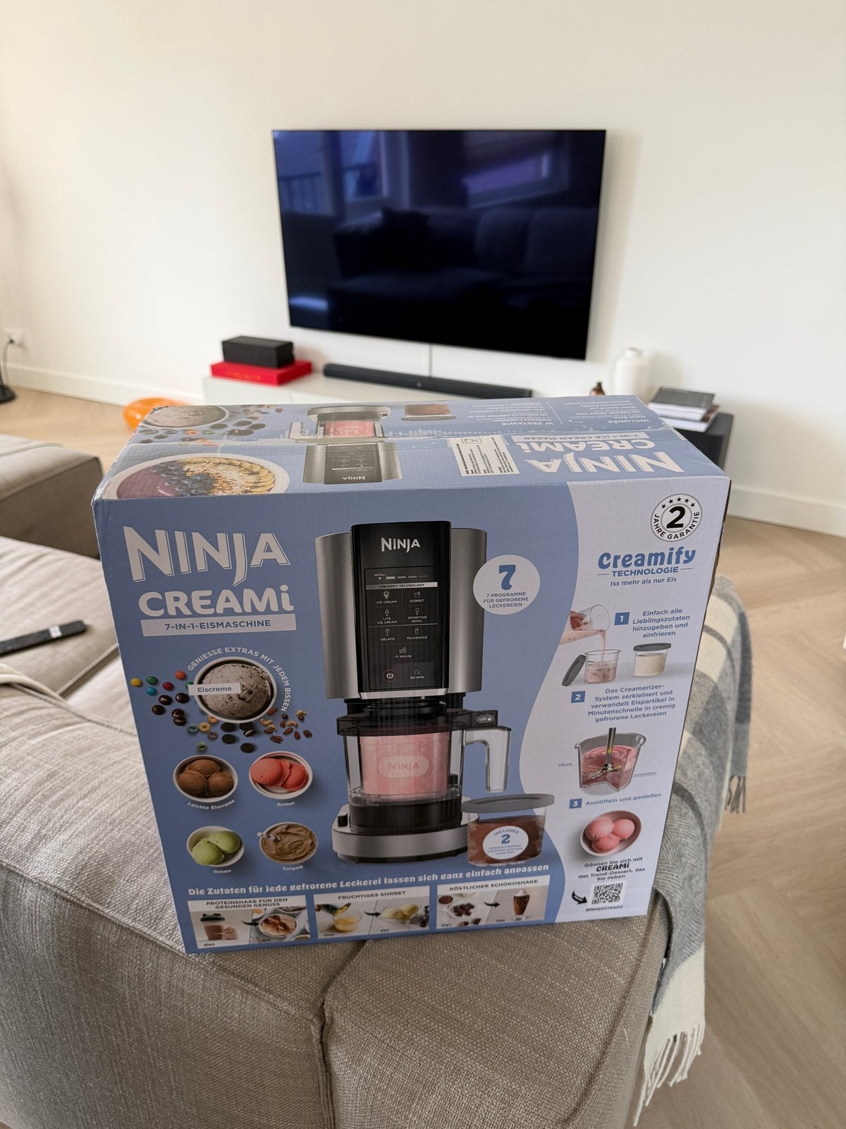 Nieuwe Ninja Creami - Ongebruikt in doos!, Ophalen of Verzenden, Nieuw, Blender