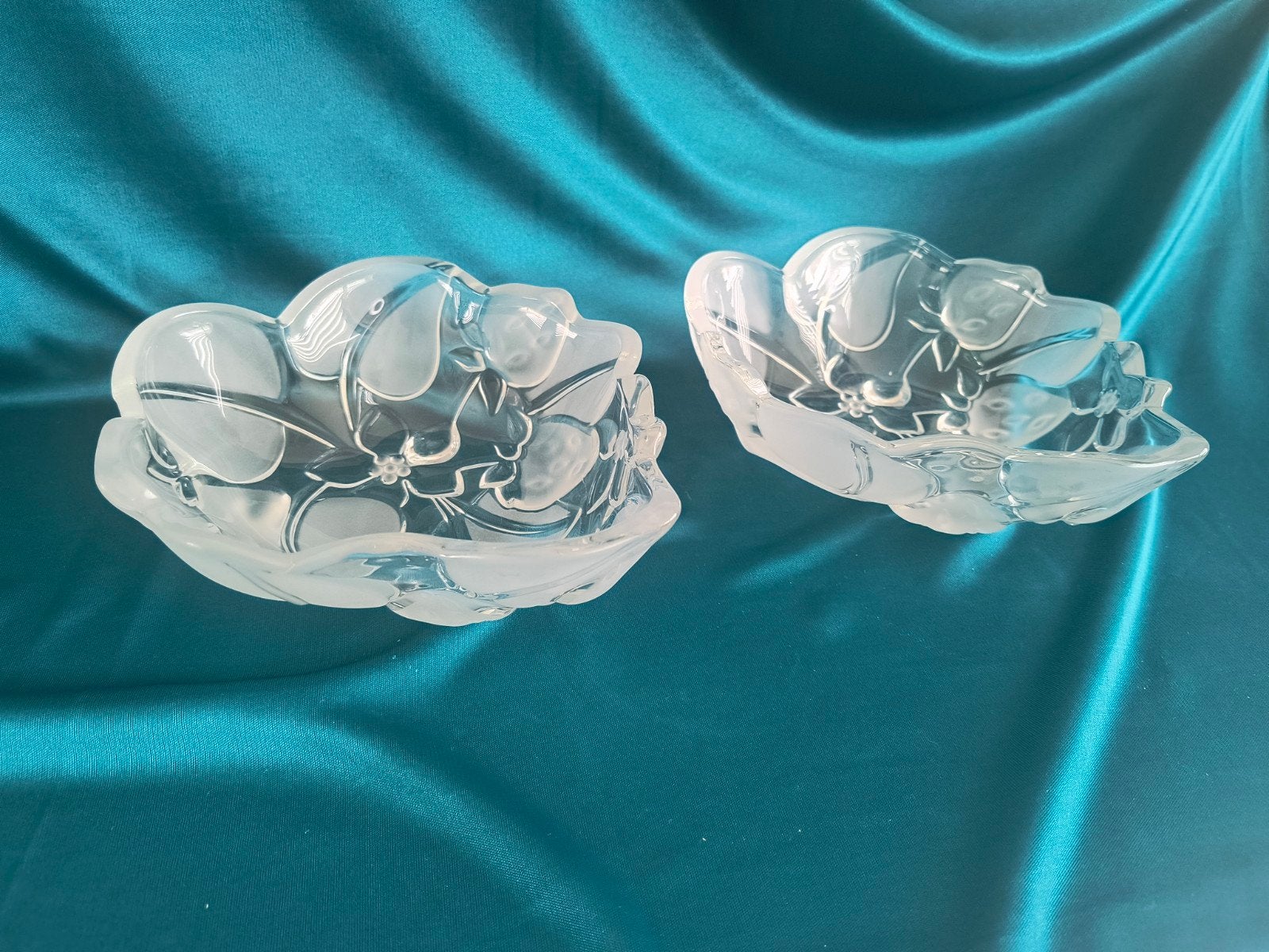 Walther Glas "Fancy" schaal met aardbeienmotief, mat/helder, Ophalen of Verzenden