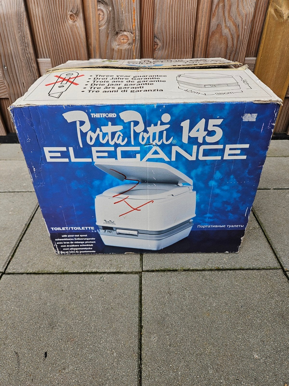 Thetford Porta Potti 145 Elegance - Draagbaar Toilet, Caravans en Kamperen, Ophalen of Verzenden