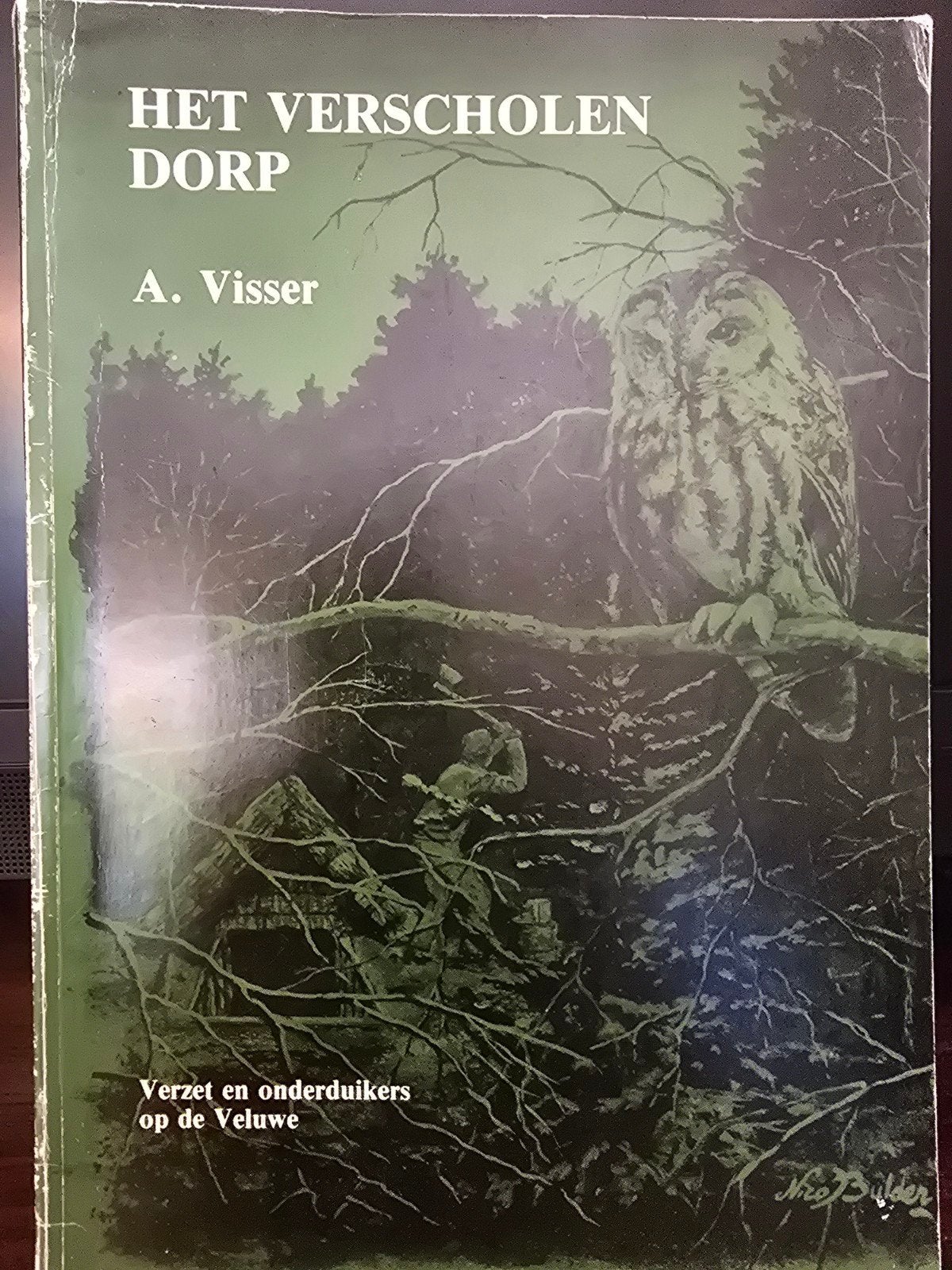 Het Verscholen Dorp - Verzet en onderduikers op de Veluwe, Ophalen of Verzenden, 20e eeuw of later, Gelezen, A. Visser