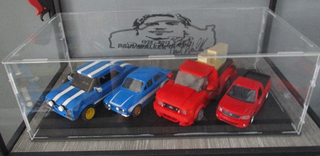Lego modelen  Ford F150 en ford Escort (ode aan paul walker), Lego, Ophalen of Verzenden, Zo goed als nieuw, Compleet