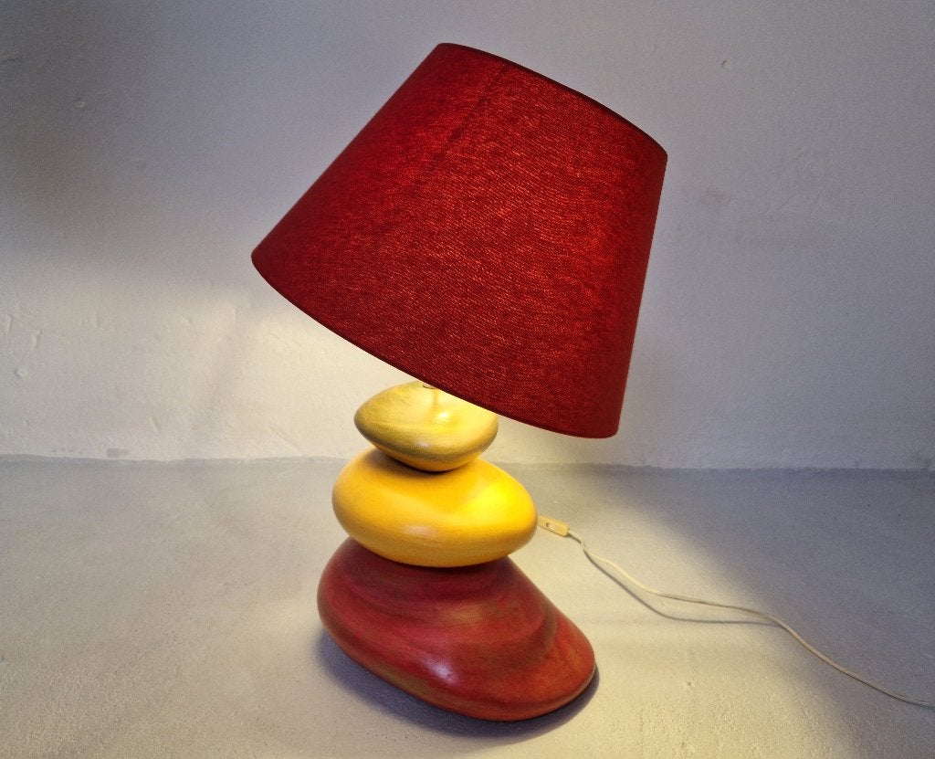François Chatain | Pebble Lamp | Frankrijk 1980s, Overige merken, Gebruikt, -, E27 (groot)
