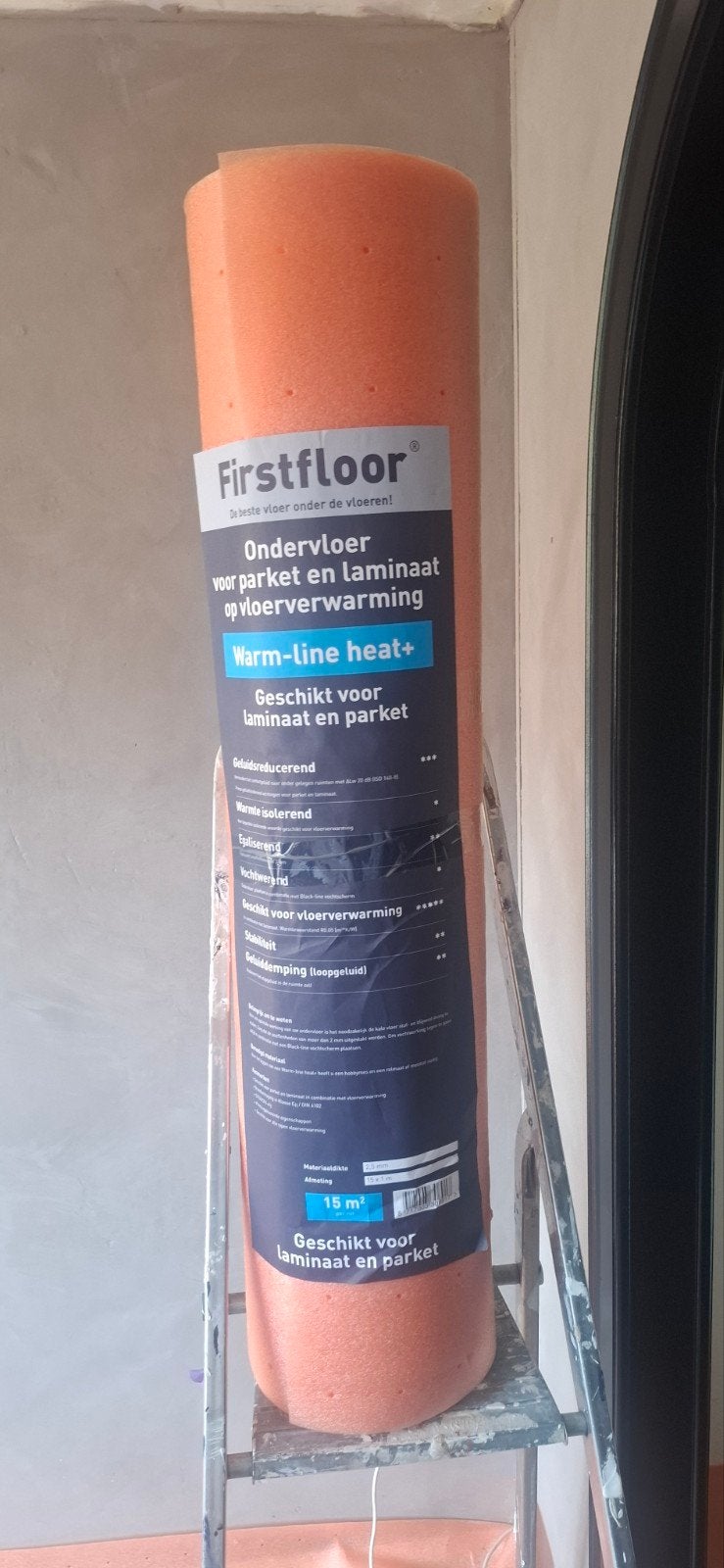 Ondervloer First Floor nieuw, Doe-het-zelf en Verbouw, Isolatie en Afdichting, Overige materialen, Nieuw, 15 m² of meer, Ophalen