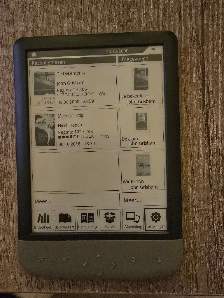 Basic E-Reader, Ophalen, 6 inch of minder, Zo goed als nieuw, 4 GB of minder