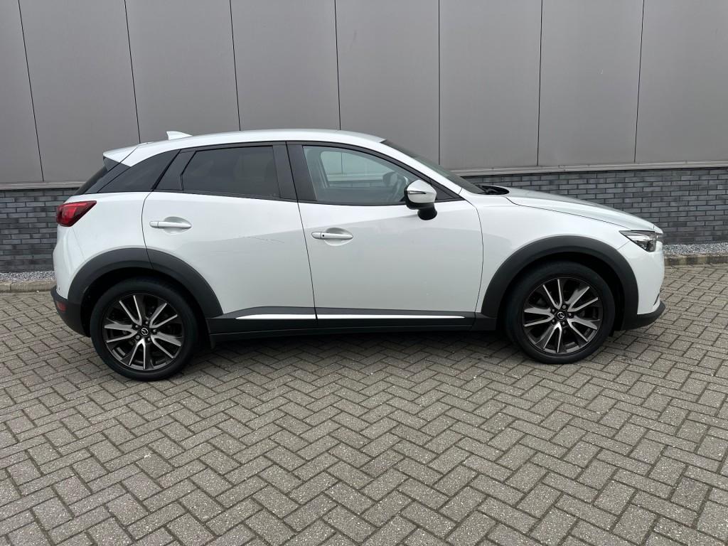 Mazda CX-3 2.0 SkyActive-120GT-M Automaat Alle opties, 1998 cc, 4 cilinders, Wit, Origineel Nederlands