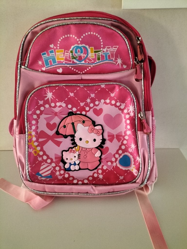 Rugtas Hello Kitty, Ophalen, Gebruikt, Overige merken, 30 tot 45 cm
