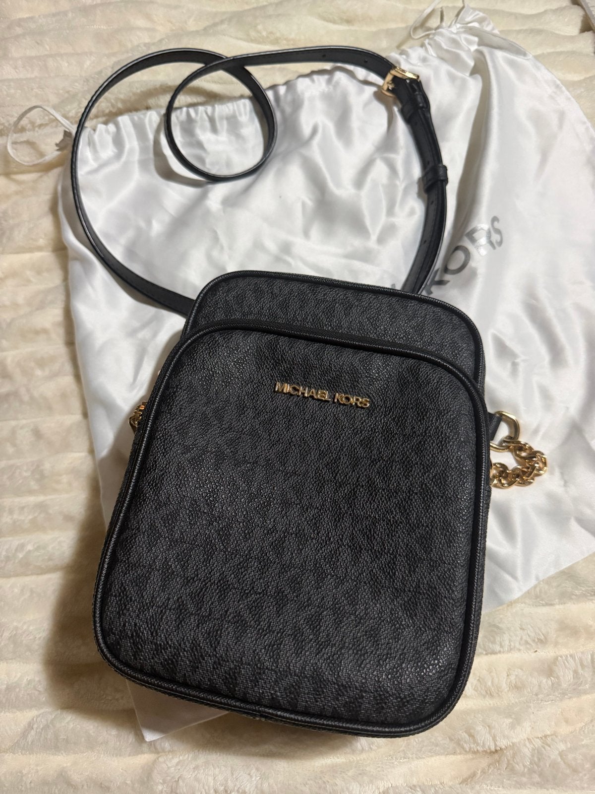 Michael kors tasje zgan, Ophalen of Verzenden, Zo goed als nieuw, Zwart