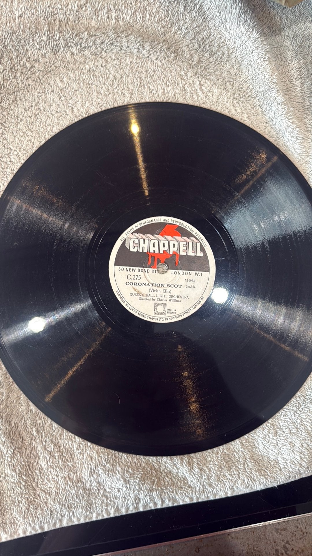 78 toeren Chappell C.275 - Coronation Scot, Ophalen, Zo goed als nieuw, 10 inch