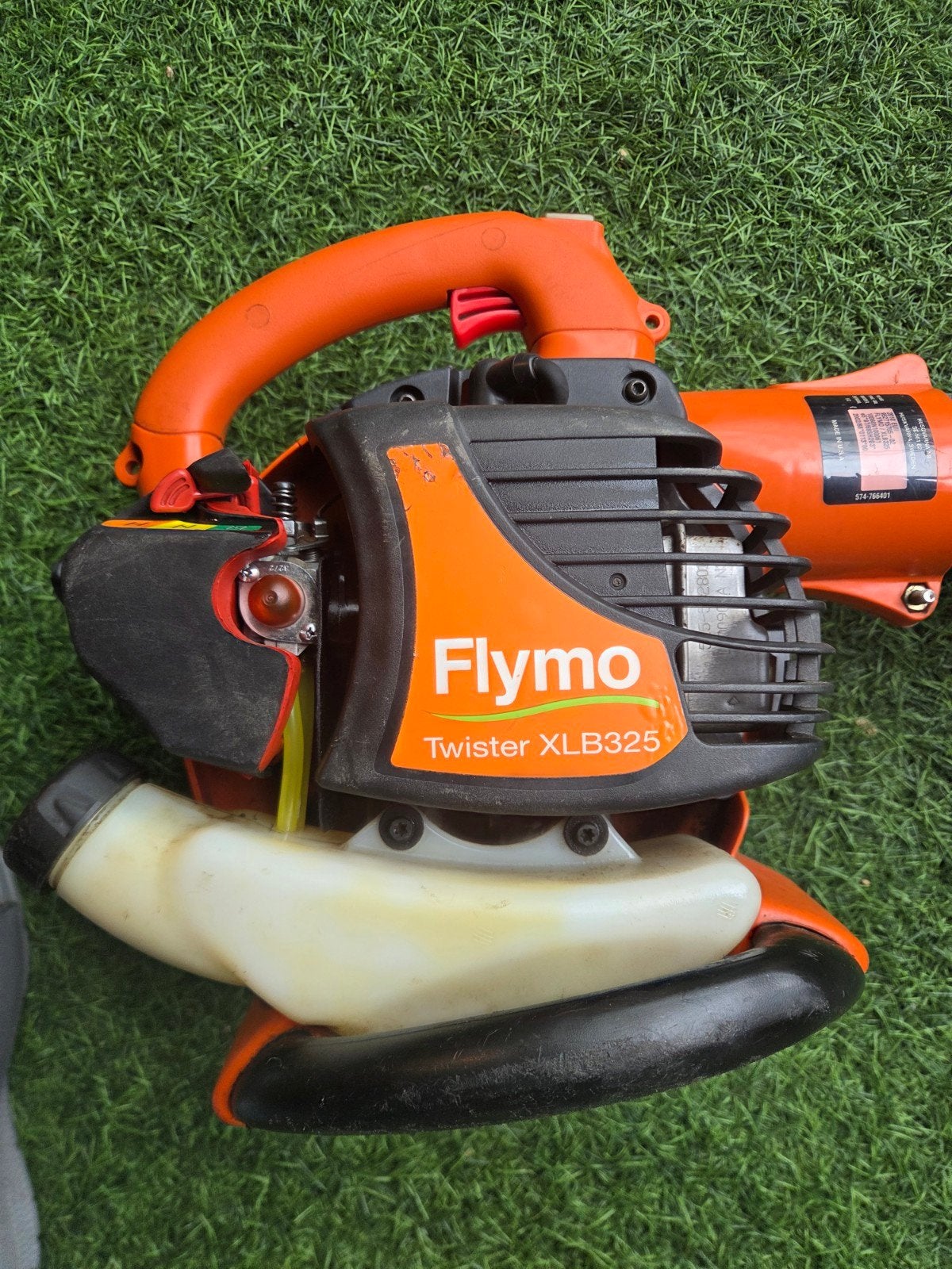 orange bladblazer benzine, Tuin en Terras, Ophalen, Benzine, Gebruikt, Met versnipperfunctie