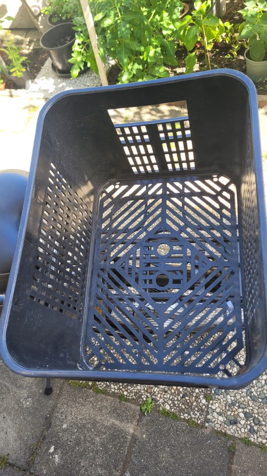 Stevige Fietskrat voor Bagagedrager - Zwart, Fietsen en Brommers, Fietsaccessoires | Aanhangers en Karren, Gebruikt, Minder dan 20 kg